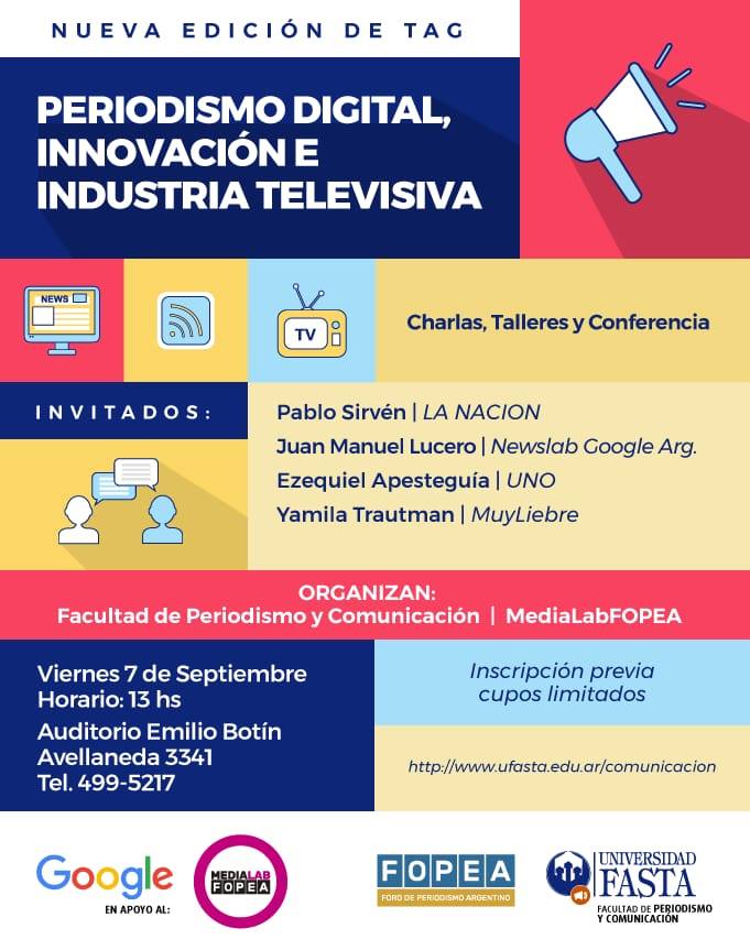 TAG 2018: Periodismo Digital, Innovación e Industria Televisiva