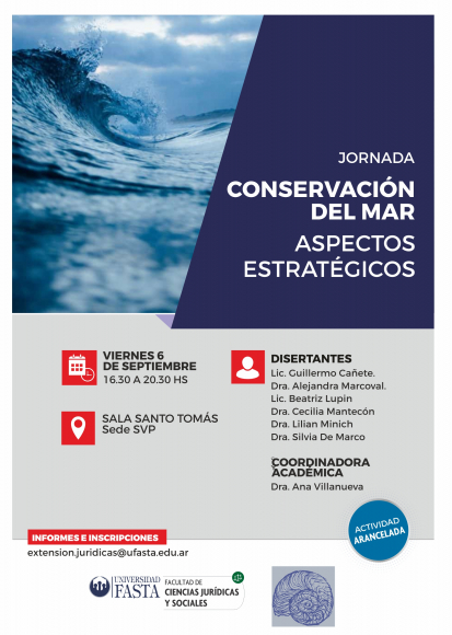 Jornada: Conservación del Mar - Aspectos Estratégicos