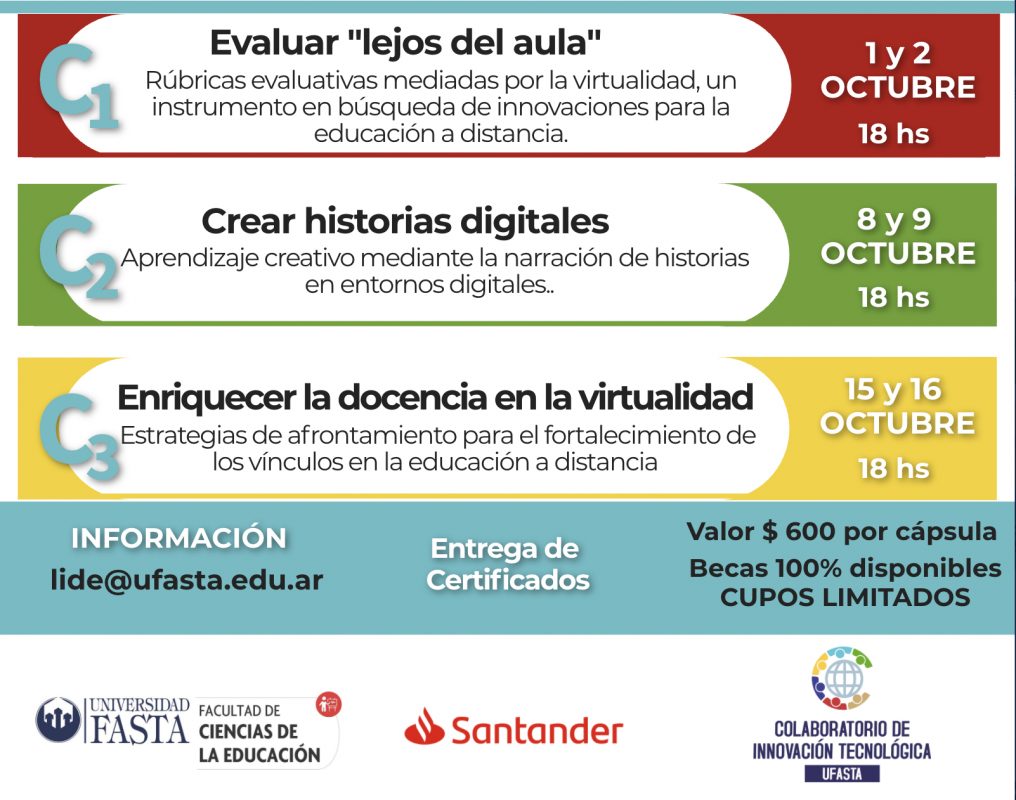 Cápsulas Educativas En Competencias Digitales - Extensión UFASTA