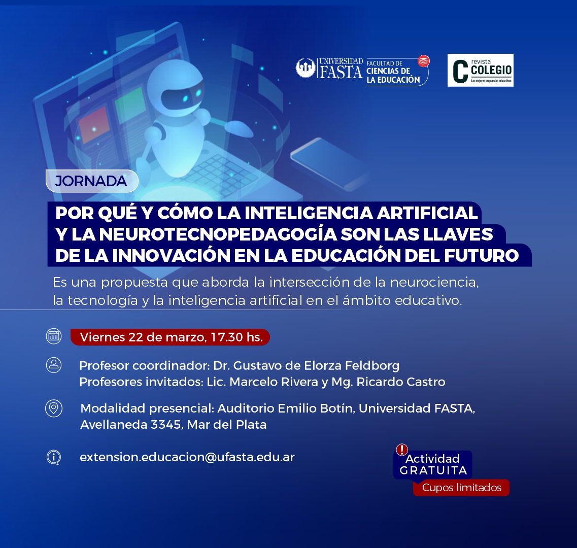 Jornada Por Qué Y Cómo La Inteligencia Artificial Y La Neurotecnopedagogía Son Las Llaves De 9455