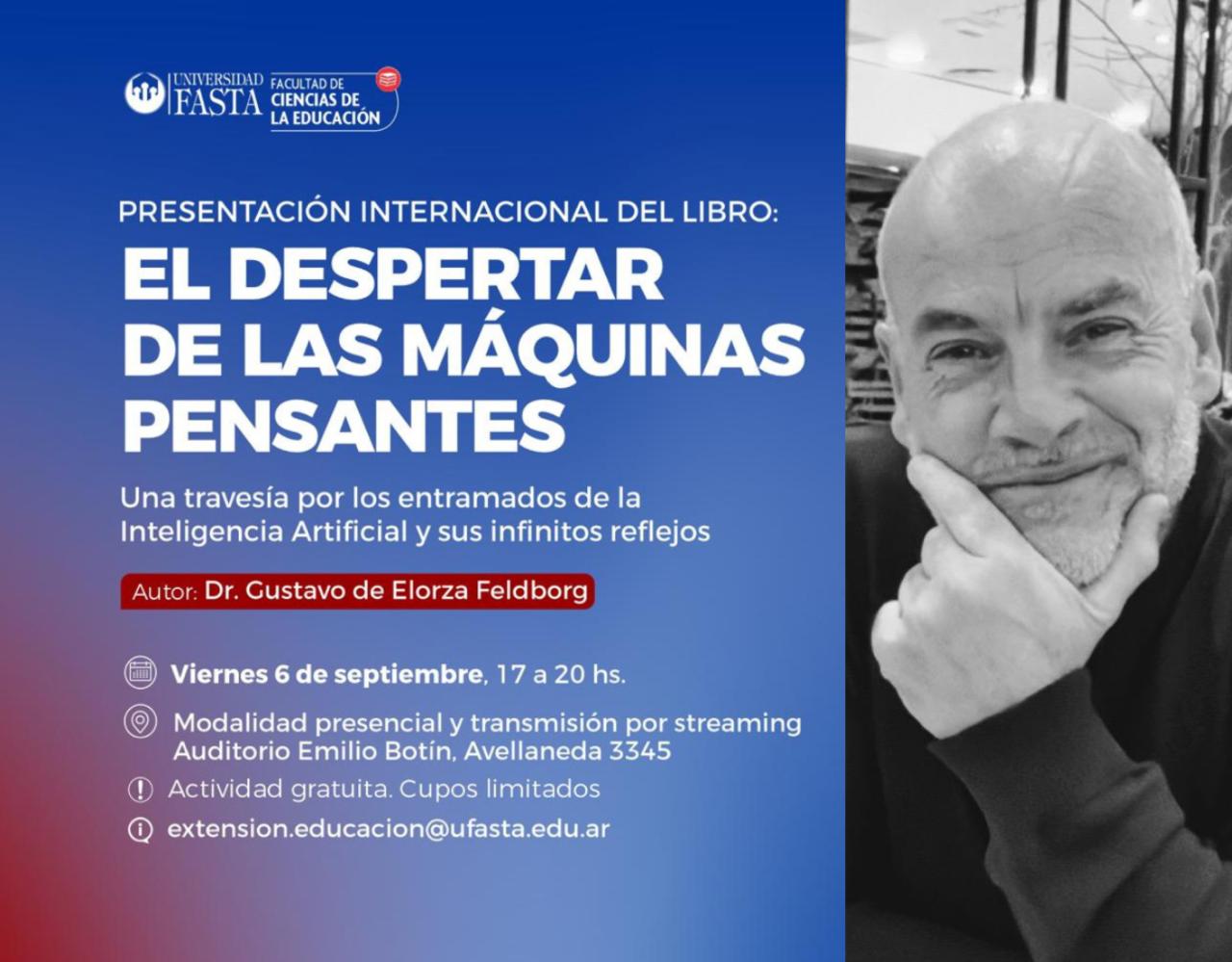 Presentación Internacional del Libro: ''El Despertar de las Máquinas Pensantes'' de Gustavo de Elorza Feldborg