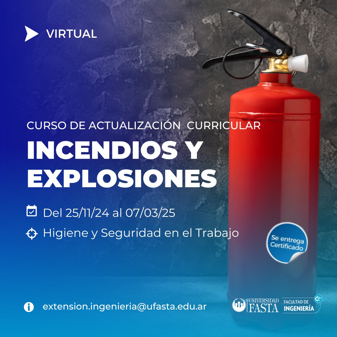 Curso de Actualización Curricular - Incendios y Explosiones